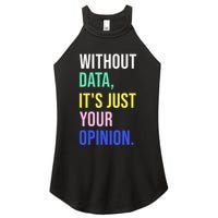Data Analyst Statistics Statistician Funny Data Engineer Women's Perfect Tri Rocker Tank
