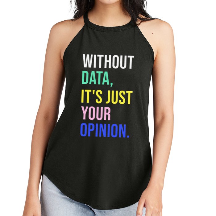 Data Analyst Statistics Statistician Funny Data Engineer Women's Perfect Tri Rocker Tank