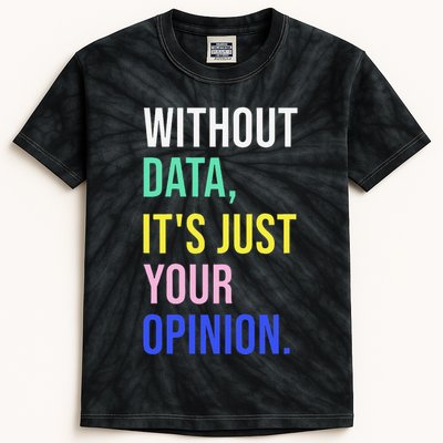 Data Analyst Statistics Statistician Funny Data Engineer Kids Tie-Dye T-Shirt
