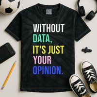 Data Analyst Statistics Statistician Funny Data Engineer Kids Tie-Dye T-Shirt