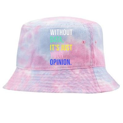 Data Analyst Statistics Statistician Funny Data Engineer Tie-Dyed Bucket Hat