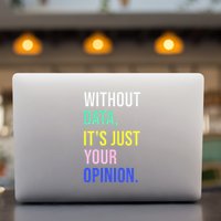 Data Analyst Statistics Statistician Funny Data Engineer Permanent Decal Sticker