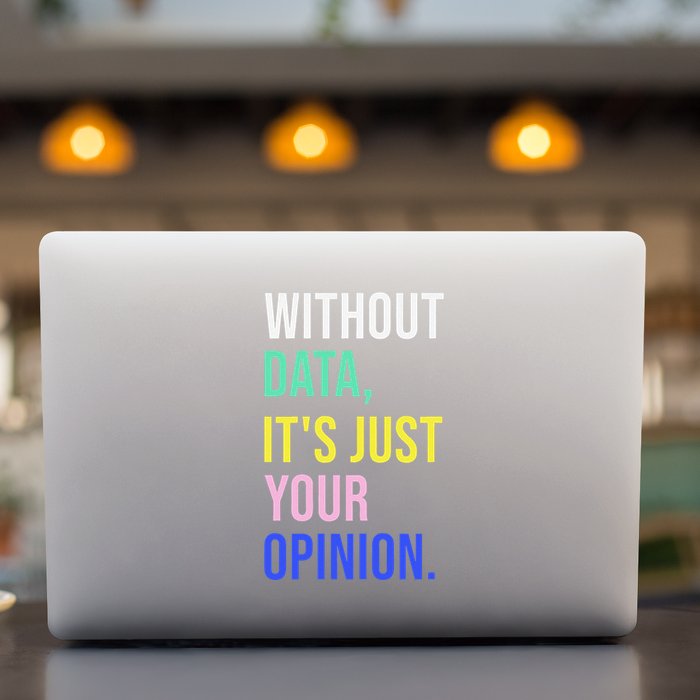 Data Analyst Statistics Statistician Funny Data Engineer Permanent Decal Sticker