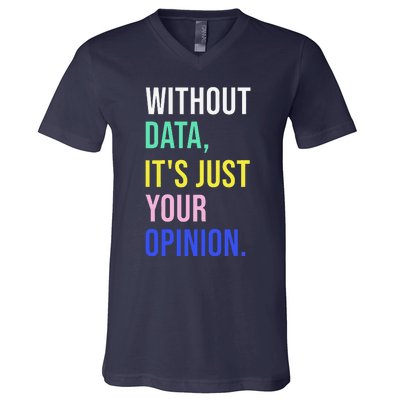 Data Analyst Statistics Statistician Funny Data Engineer V-Neck T-Shirt