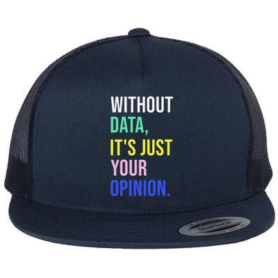 Data Analyst Statistics Statistician Funny Data Engineer Flat Bill Trucker Hat