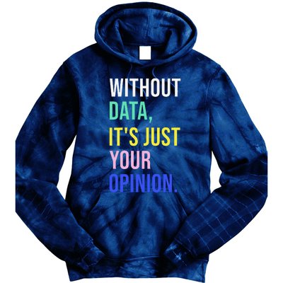 Data Analyst Statistics Statistician Funny Data Engineer Tie Dye Hoodie