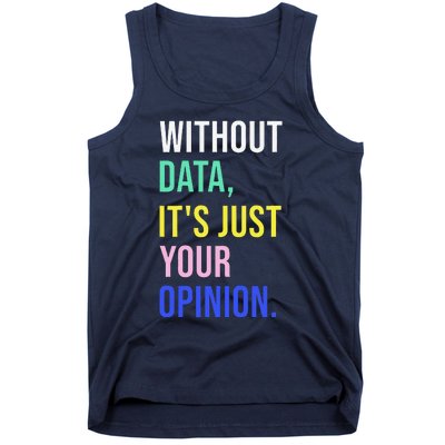 Data Analyst Statistics Statistician Funny Data Engineer Tank Top