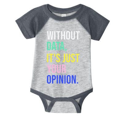Data Analyst Statistics Statistician Funny Data Engineer Infant Baby Jersey Bodysuit