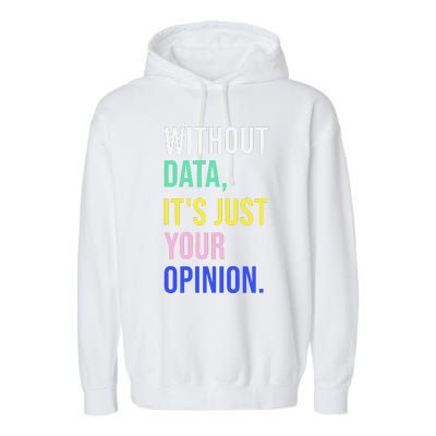 Data Analyst Statistics Statistician Funny Data Engineer Garment-Dyed Fleece Hoodie