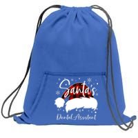 Dental Assistant SantaS Favorite Nurse Dental Assistant Elf Cool Gift Sweatshirt Cinch Pack Bag