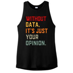 Data Analyst Statistic Statistician Funny Data Engineer Nerd Ladies PosiCharge Tri-Blend Wicking Tank