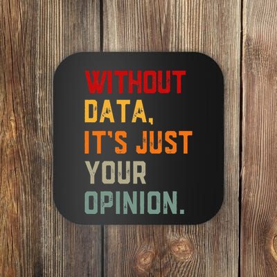 Data Analyst Statistic Statistician Funny Data Engineer Nerd Coaster