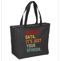 Data Analyst Statistic Statistician Funny Data Engineer Nerd Zip Tote Bag