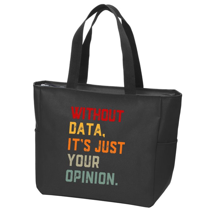 Data Analyst Statistic Statistician Funny Data Engineer Nerd Zip Tote Bag