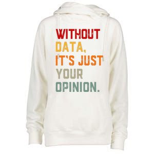 Data Analyst Statistic Statistician Funny Data Engineer Nerd Womens Funnel Neck Pullover Hood