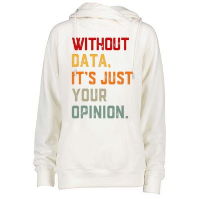 Data Analyst Statistic Statistician Funny Data Engineer Nerd Womens Funnel Neck Pullover Hood