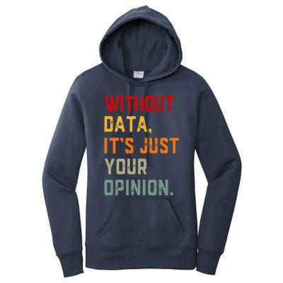 Data Analyst Statistic Statistician Funny Data Engineer Nerd Women's Pullover Hoodie