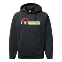 Delicate Arch Silhouette Arches National Park Performance Fleece Hoodie