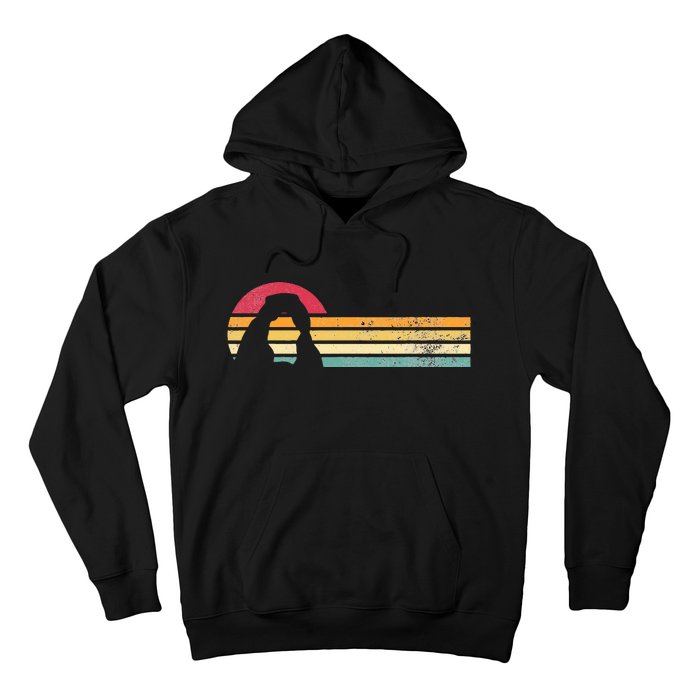 Delicate Arch Silhouette Arches National Park Hoodie