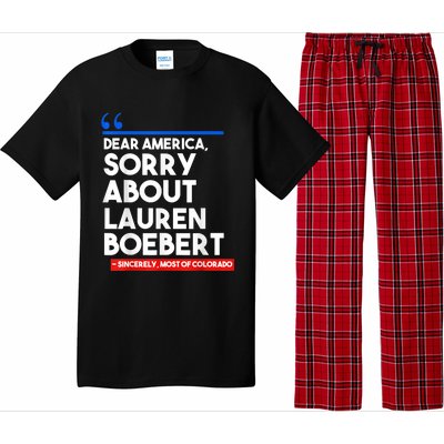 Dear America Sorry About Lauren Boebert Pajama Set