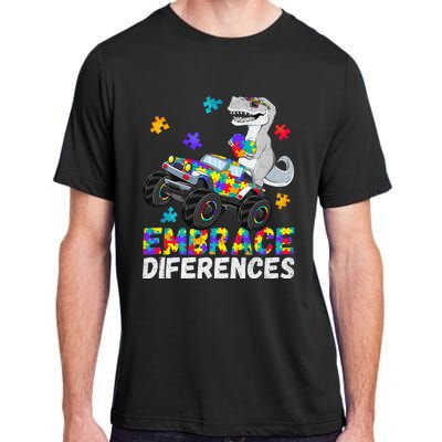 Dinosaur Autism Spectrum For autism mom Adult ChromaSoft Performance T-Shirt