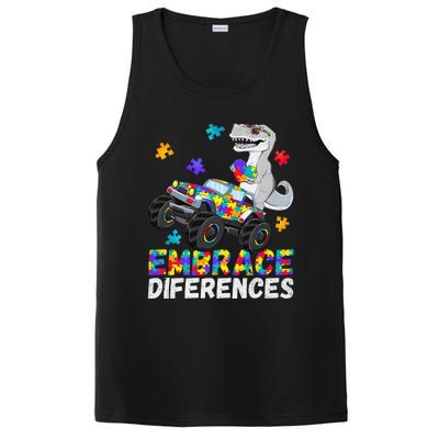 Dinosaur Autism Spectrum For autism mom PosiCharge Competitor Tank