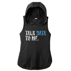 Data Analyst Scientist Statistic Statisticians Data Engineer Ladies PosiCharge Tri-Blend Wicking Draft Hoodie Tank