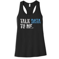 Data Analyst Scientist Statistic Statisticians Data Engineer Women's Racerback Tank