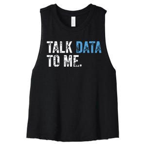 Data Analyst Scientist Statistic Statisticians Data Engineer Women's Racerback Cropped Tank