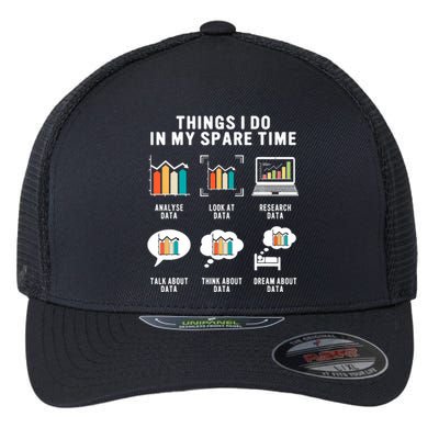 Data Analyst Statistic Scientist Funny Data Engineer Nerd Flexfit Unipanel Trucker Cap