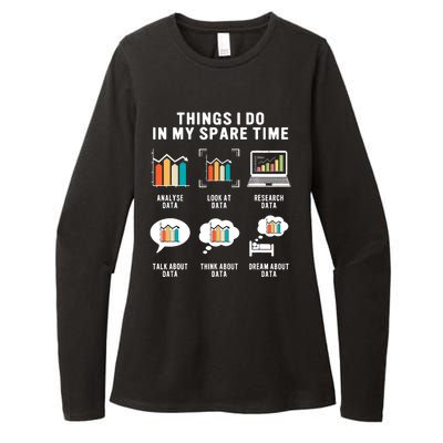 Data Analyst Statistic Scientist Funny Data Engineer Nerd Womens CVC Long Sleeve Shirt