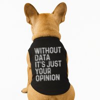 Data Analyst Statistic Statistician Funny Data Engineer Nerd Doggie Tank