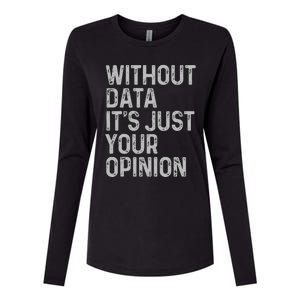 Data Analyst Statistic Statistician Funny Data Engineer Nerd Womens Cotton Relaxed Long Sleeve T-Shirt