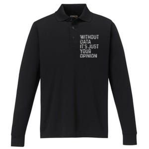 Data Analyst Statistic Statistician Funny Data Engineer Nerd Performance Long Sleeve Polo