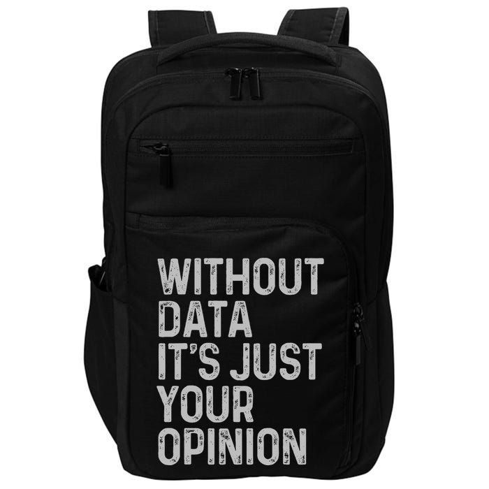 Data Analyst Statistic Statistician Funny Data Engineer Nerd Impact Tech Backpack