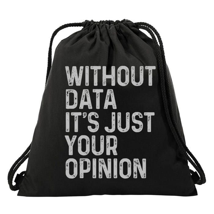 Data Analyst Statistic Statistician Funny Data Engineer Nerd Drawstring Bag