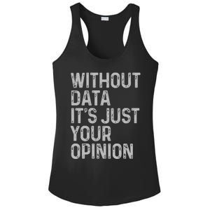 Data Analyst Statistic Statistician Funny Data Engineer Nerd Ladies PosiCharge Competitor Racerback Tank