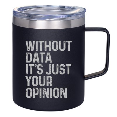 Data Analyst Statistic Statistician Funny Data Engineer Nerd 12oz Stainless Steel Coffee Mug