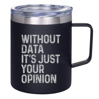 Data Analyst Statistic Statistician Funny Data Engineer Nerd 12oz Stainless Steel Coffee Mug