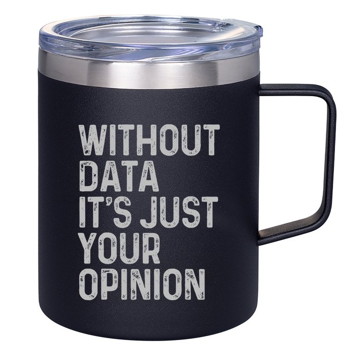 Data Analyst Statistic Statistician Funny Data Engineer Nerd 12oz Stainless Steel Coffee Mug
