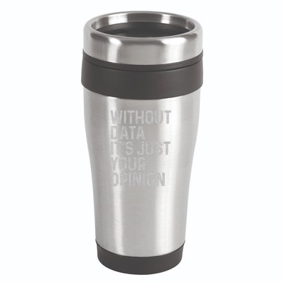 Data Analyst Statistic Statistician Funny Data Engineer Nerd 16oz Travel Tumbler