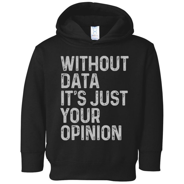 Data Analyst Statistic Statistician Funny Data Engineer Nerd Toddler Hoodie