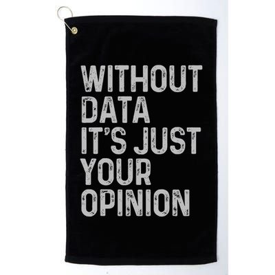 Data Analyst Statistic Statistician Funny Data Engineer Nerd Golf Towel