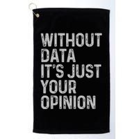 Data Analyst Statistic Statistician Funny Data Engineer Nerd Golf Towel