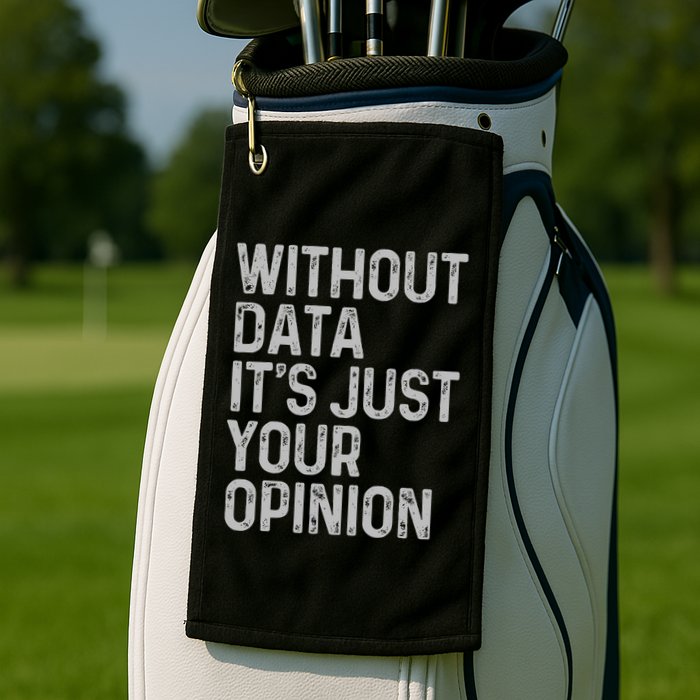 Data Analyst Statistic Statistician Funny Data Engineer Nerd Golf Towel