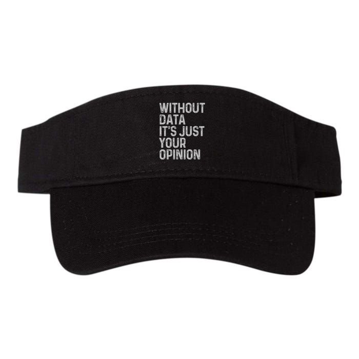 Data Analyst Statistic Statistician Funny Data Engineer Nerd Valucap Bio-Washed Visor