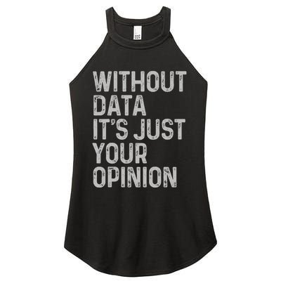 Data Analyst Statistic Statistician Funny Data Engineer Nerd Women's Perfect Tri Rocker Tank