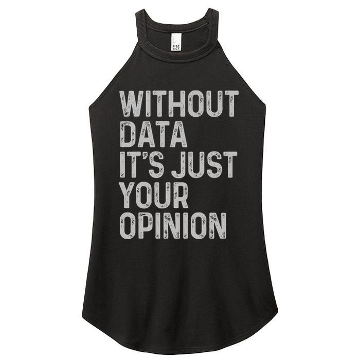 Data Analyst Statistic Statistician Funny Data Engineer Nerd Women's Perfect Tri Rocker Tank