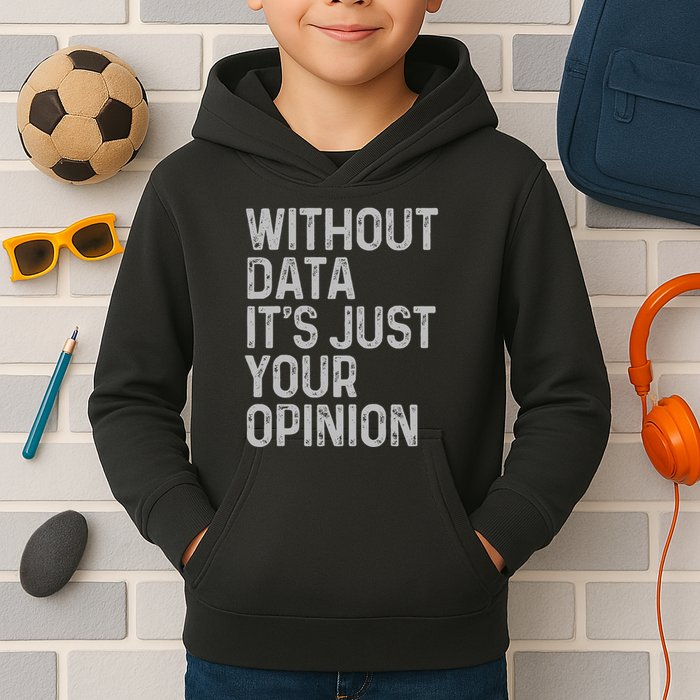 Data Analyst Statistic Statistician Funny Data Engineer Nerd Kids Hoodie