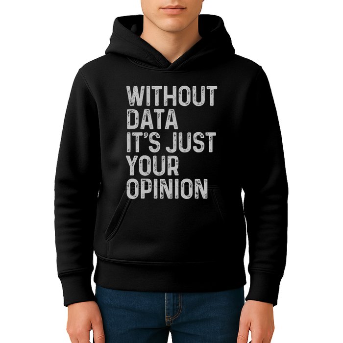 Data Analyst Statistic Statistician Funny Data Engineer Nerd Kids Hoodie